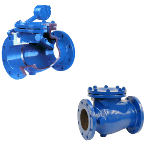 PSA-RSK Rückschlagklappe Typ SEW – Rückschlagarmatur für Rohrleitungen