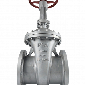 Das Bild zeigt einen industrieellen Absperrschieber PSA SEGURO DN250 PN25